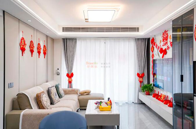 93㎡三居現(xiàn)代風，通透明亮的實用型雅居